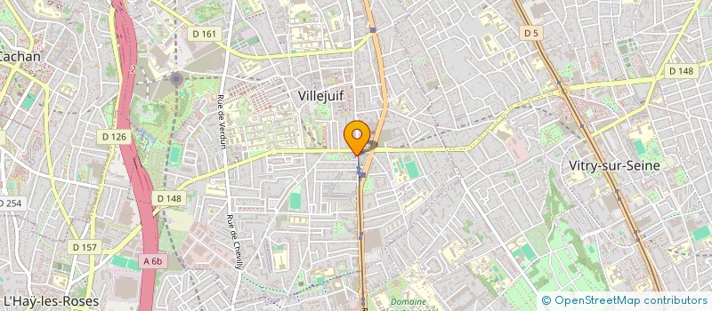 localisation de l'entreprise M&S COIFFURES  VILLEJUIF