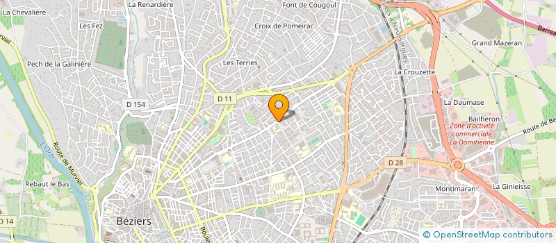 localisation de l'entreprise M-S CONSTRUCT à LIGNAN-SUR-ORB