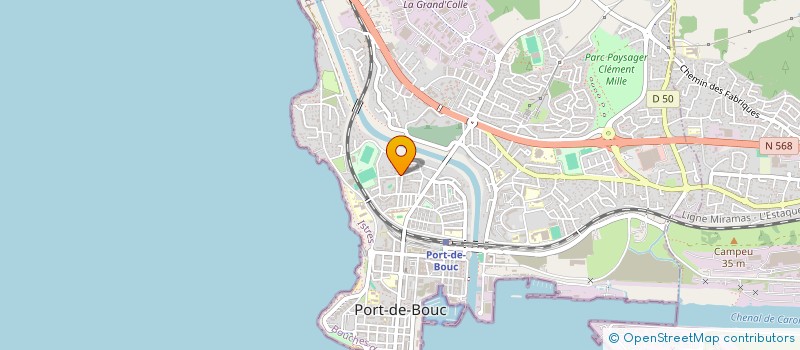 localisation de l'entreprise M.S. CONSTRUCTION  PORT-DE-BOUC