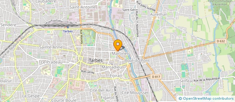 localisation de l'entreprise M.S.D  TARBES