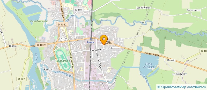 localisation de l'entreprise M S D à FEURS