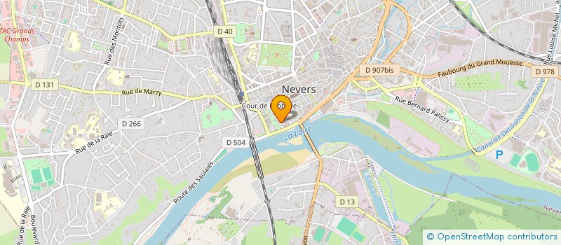 localisation de l'entreprise M.S.D. à NEVERS