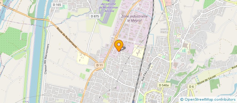 localisation de l'entreprise M.S.D. MONTELIMAR  MONTELIMAR