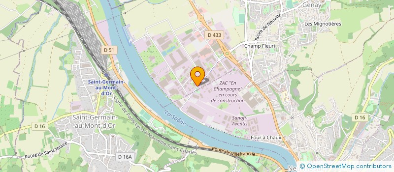 localisation de l'entreprise M S E P  GENAY