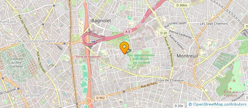 localisation de l'entreprise M S F PRO à BAGNOLET