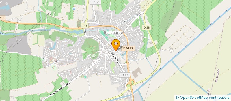 localisation de l'entreprise M S FERMETURES à BELLEGARDE