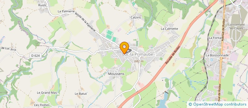 localisation de l'entreprise M.S. FIXATIONS  CALMONT