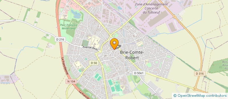 localisation de l'entreprise M.S. FOOD  BRIE-COMTE-ROBERT