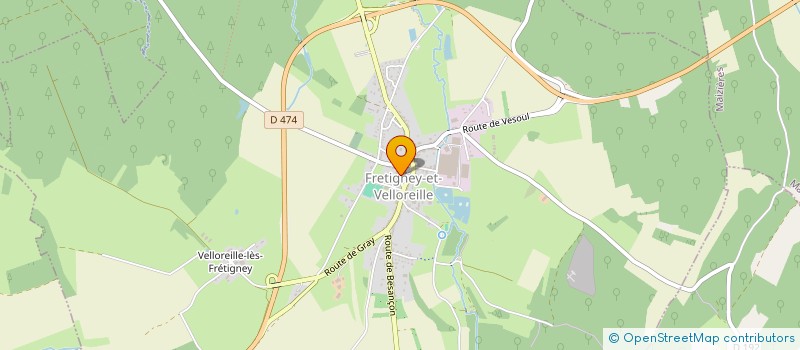 localisation de l'entreprise M S FRETIGNEY  FRETIGNEY-ET-VELLOREILLE