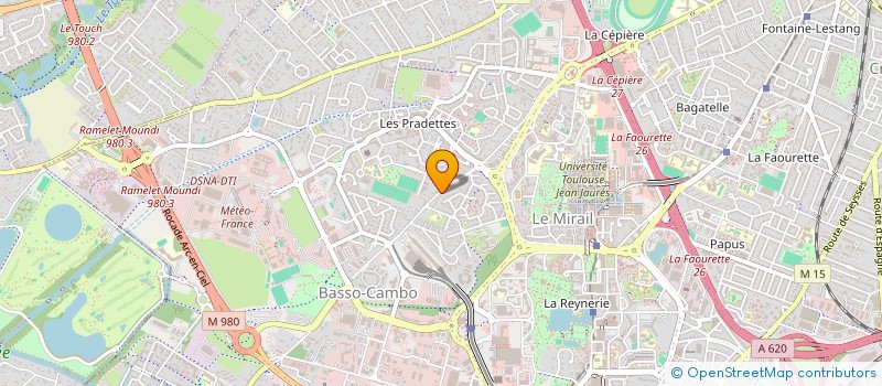 localisation de l'entreprise M.S.G COIFFURE à TOULOUSE