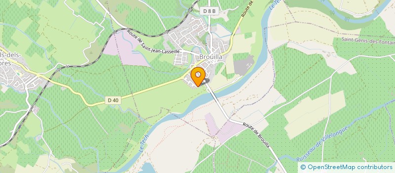 localisation de l'entreprise M S H - CONSTRUCTION RENOVATION  BROUILLA