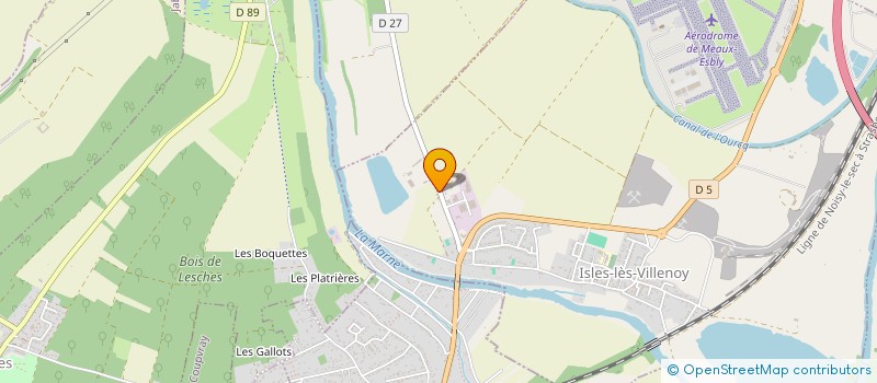 localisation de l'entreprise M&S HOLDING  ISLES-LES-VILLENOY