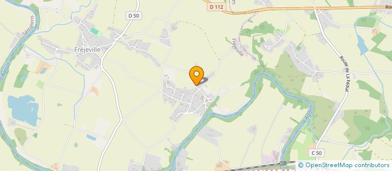 localisation de l'entreprise M&S HOME  FREJEVILLE