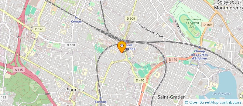 localisation de l'entreprise M&S HOME PRESTIGE  ERMONT