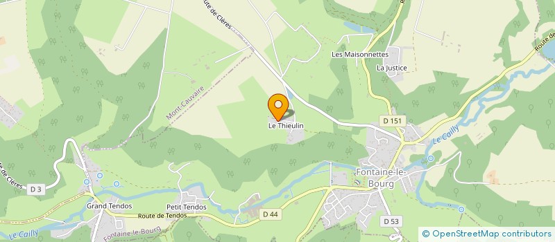 localisation de l'entreprise M.S.I.  FONTAINE-LE-BOURG