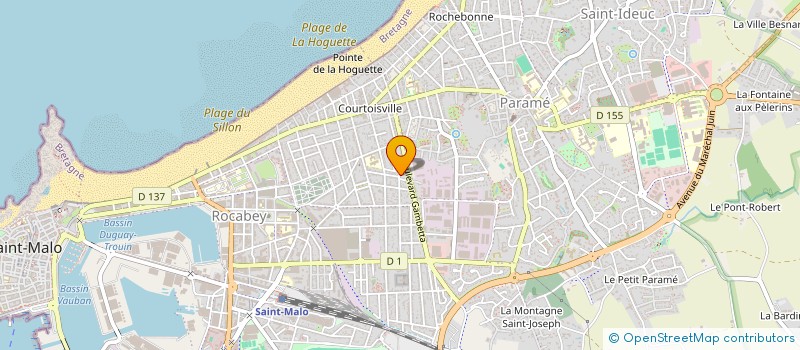 localisation de l'entreprise M.S.I  SAINT-MALO