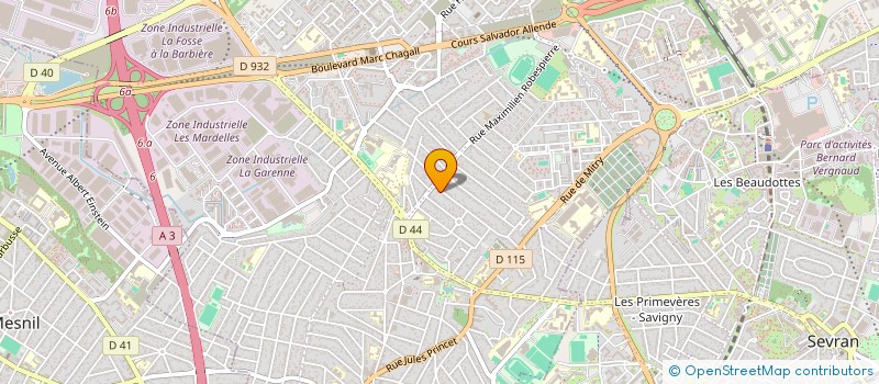 localisation de l'entreprise M.S. IMMO à AULNAY-SOUS-BOIS