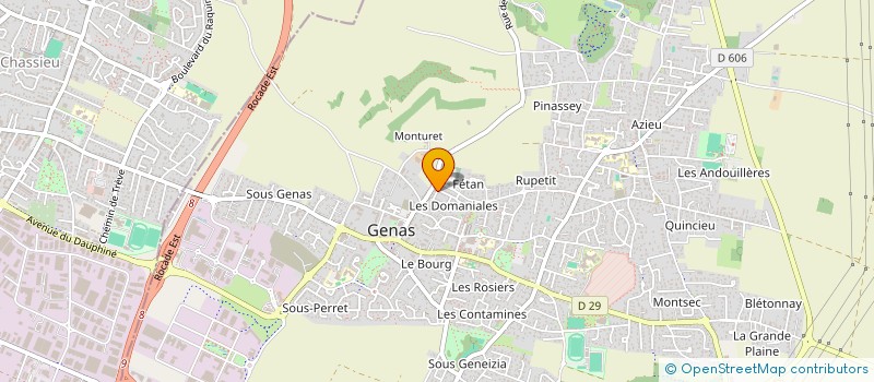 localisation de l'entreprise M-S IMMOBILIER  GENAS