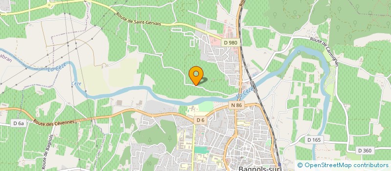 localisation de l'entreprise M&S INVEST  BAGNOLS-SUR-CEZE