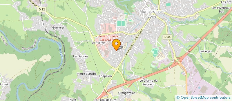 localisation de l'entreprise M-S INVESTISSEMENTS  MONISTROL-SUR-LOIRE