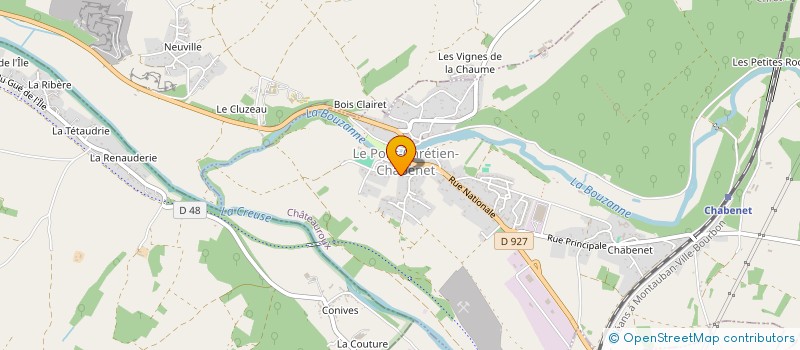 localisation de l'entreprise M S J T à LE PONT-CHRETIEN-CHABENET