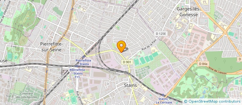 localisation de l'entreprise M.S.K à STAINS