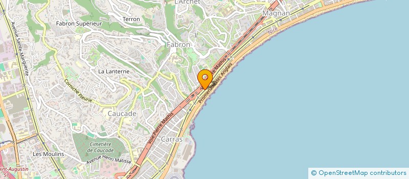 localisation de l'entreprise M.S.K à NICE