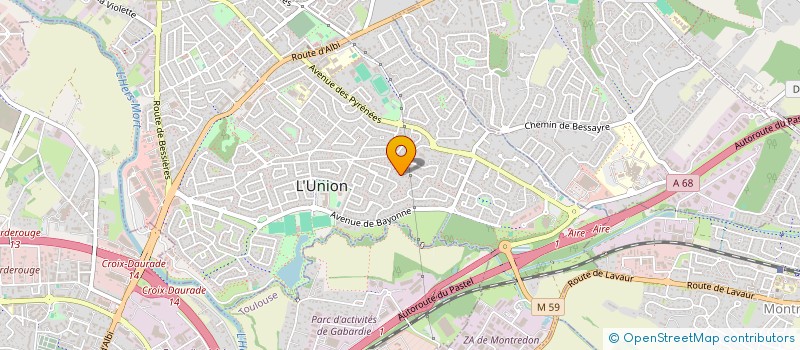 localisation de l'entreprise M.S.L. à L'UNION