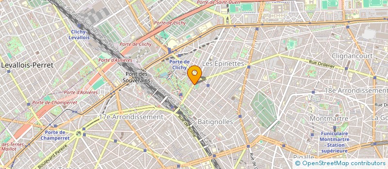 localisation de l'entreprise M.S.M.  PARIS