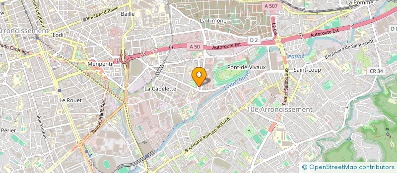 localisation de l'entreprise M.S.M AUTO  MARSEILLE