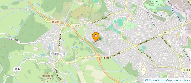 localisation de l'entreprise M.S.M.C  MONTCENIS