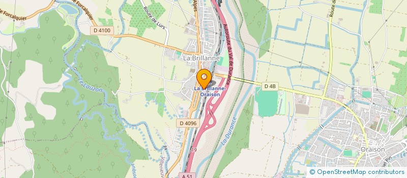 localisation de l'entreprise M.S.M. CONTROLE  ORAISON