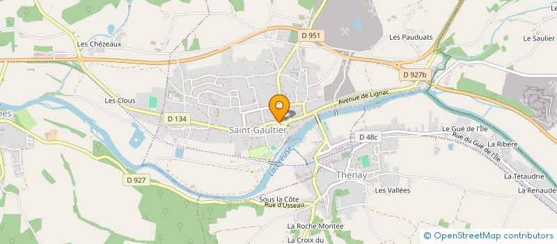 localisation de l'entreprise M.S.M.D à SAINT-GAULTIER