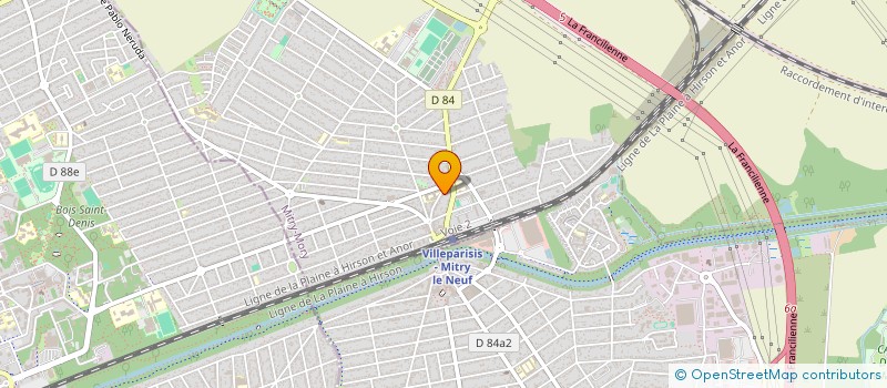 localisation de l'entreprise M&S MARKET  MITRY-MORY