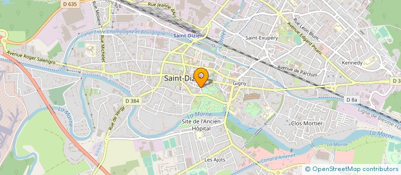 localisation de l'entreprise M & S MONTRES ET BIJOUX à SAINT-DIZIER