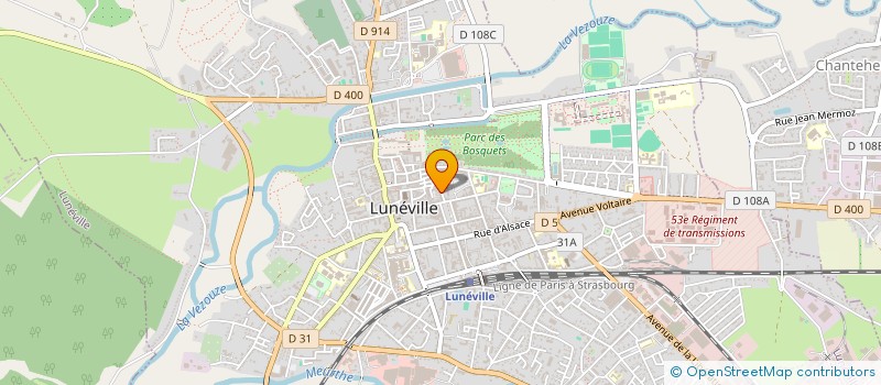 localisation de l'entreprise M S MUSIQUE  LUNEVILLE