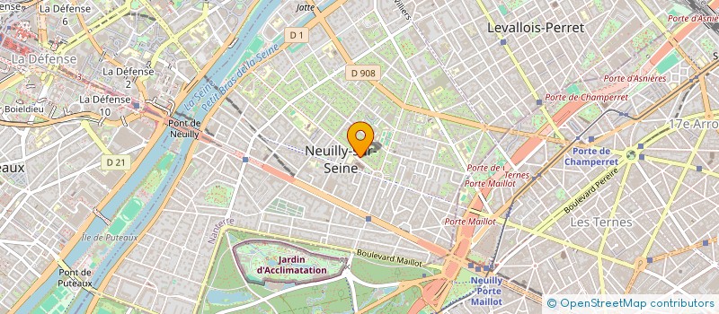 localisation de l'entreprise M.S.N. à NEUILLY-SUR-SEINE