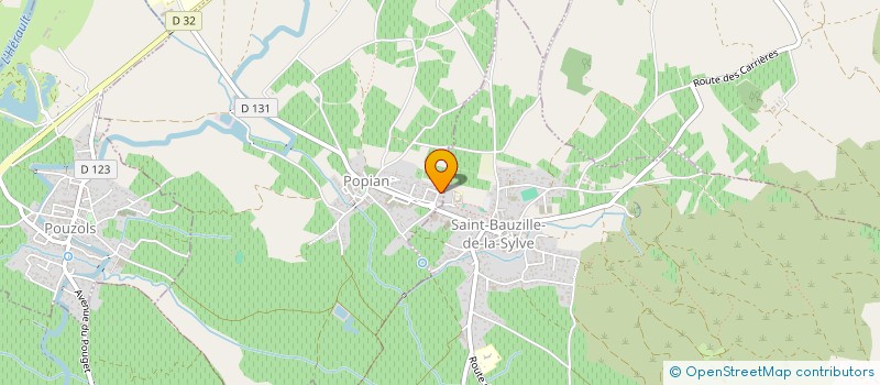 localisation de l'entreprise M S P  POPIAN