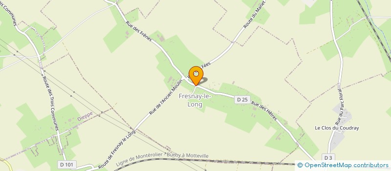 localisation de l'entreprise M S P 76  FRESNAY-LE-LONG