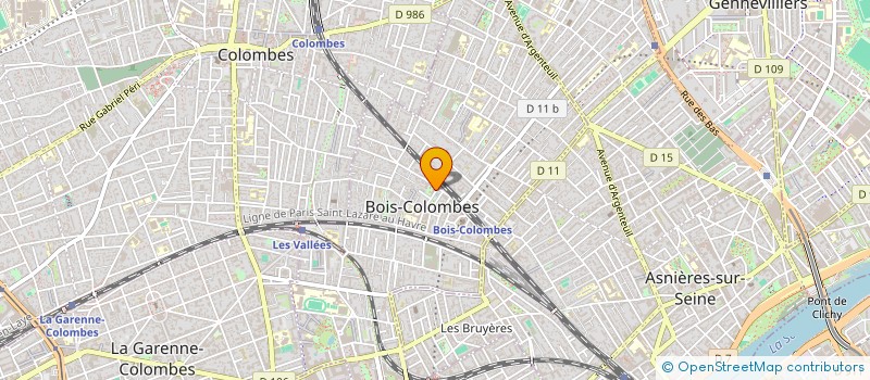 localisation de l'entreprise M.S.P.H.D.V. à BOIS-COLOMBES
