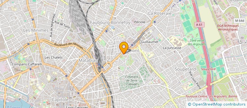 localisation de l'entreprise M&S PIZZERIA à TOULOUSE