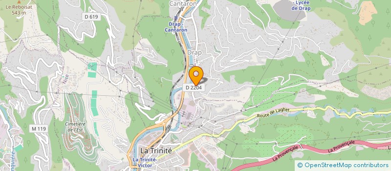 localisation de l'entreprise M.S PLOMBERIE SARL à DRAP