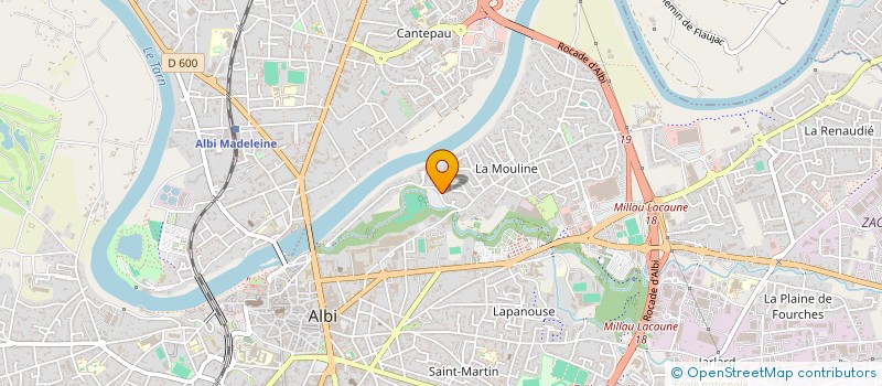 localisation de l'entreprise M S R à ALBI