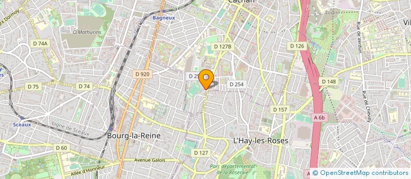 localisation de l'entreprise M.S.R. (MULTI-SERVICES-RAPIN) à CACHAN