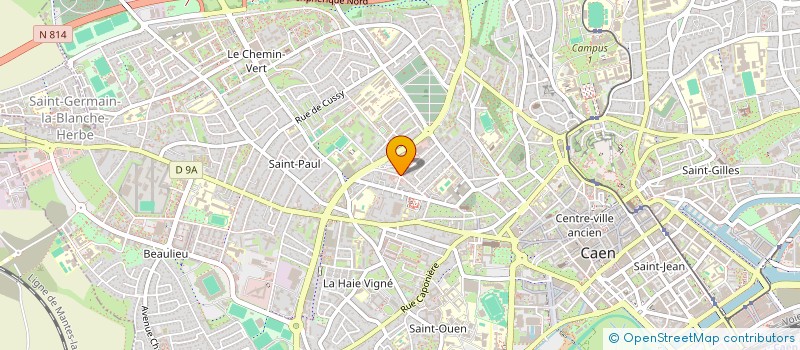 localisation de l'entreprise M.S RIPOLL CORDONNERIE à CAEN