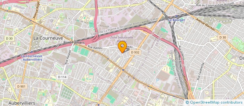 localisation de l'entreprise M.S SERRURERIE à LA COURNEUVE