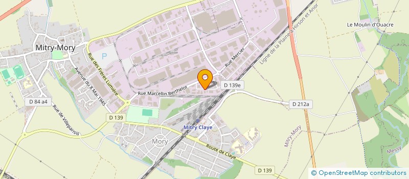 localisation de l'entreprise M.S. SERVICES PARIS NORD à MITRY-MORY