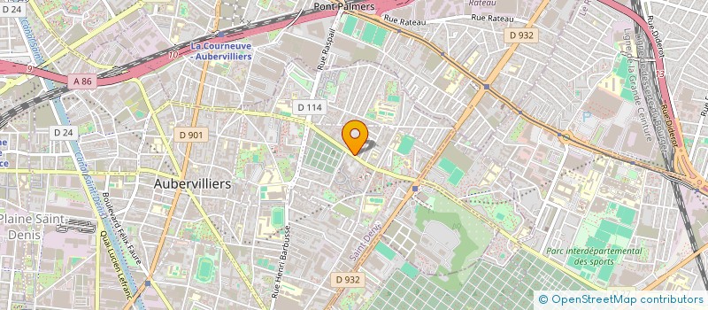 localisation de l'entreprise M.S SURGICAL & SPORTS  AUBERVILLIERS