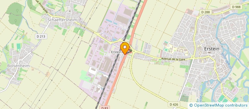 localisation de l'entreprise M&S TRITZ HOLDING  ERSTEIN