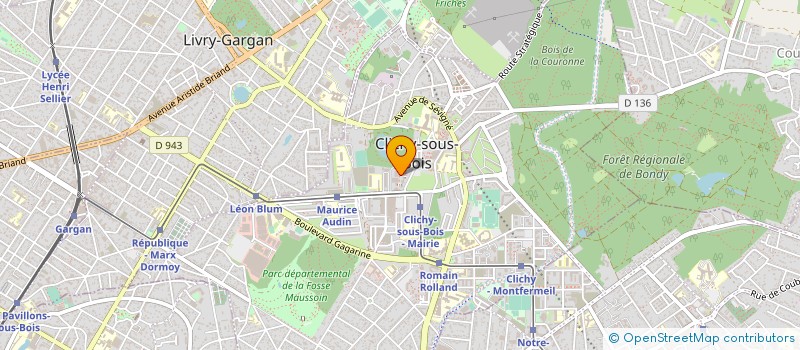 localisation de l'entreprise M S V P à CLICHY-SOUS-BOIS